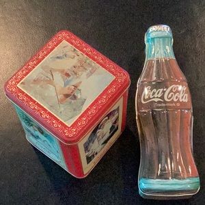 Vintage Coca Cola tins